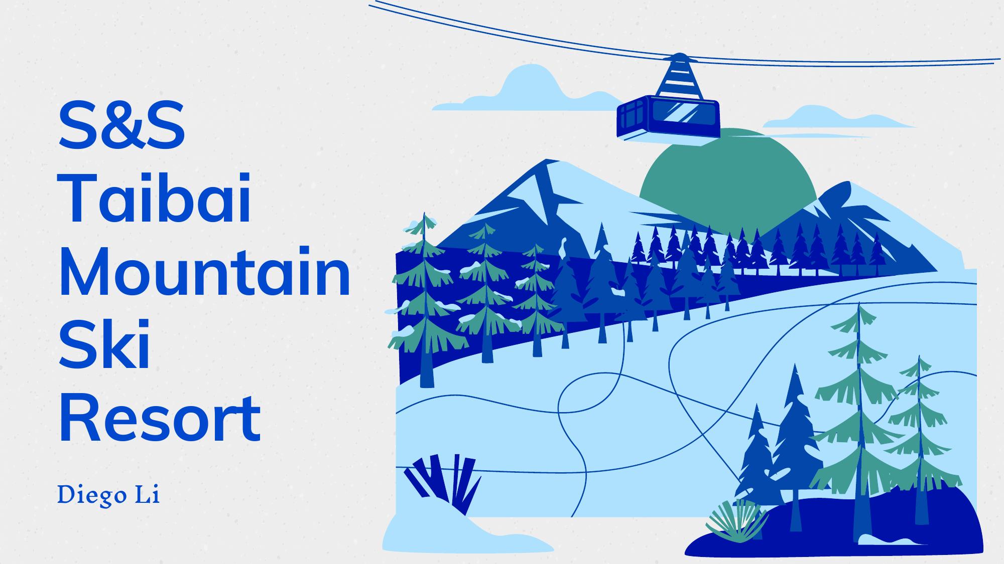 S&S Taibai Mountain Ski Resort — slide 1